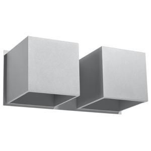 Wandlamp QUAD 2 grijs