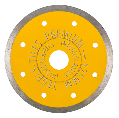 InterDynamics Tegel Premium diamantzaagblad 115mm, 22.23mm | 1 stuk - 330115