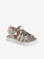 Kindersandalen met meerdere bandjes, collectie kleuterschool goud