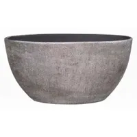 Planter ovaal mira l49b20h25cm indstr.wit