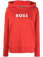 BOSS hoodie à logo imprimé - Rouge