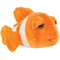 Suki Gifts pluche Clownvis knuffeldier - cute eyes - oranje - 25 cm   -