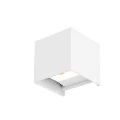 Qube Dimbaar Schuttinglamp LED 6Watt WIT 230Volt IP65