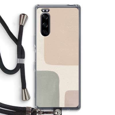 Geo #7: Sony Xperia 5 Transparant Hoesje met koord