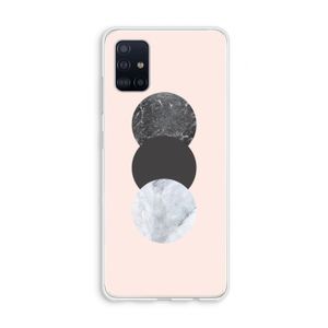 Marmeren cirkels: Galaxy A51 4G Transparant Hoesje