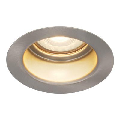 Mari - LED platte inbouwspots met lage inbouwdiepte - 6 Watt 570 Lumen - 2700K Warm wit - GU10 LED Module - Verzonken - Dimbaar - Rond - IP65 waterdicht - RVS