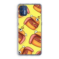 Hamburger: Motorola Moto G9 Plus Transparant Hoesje
