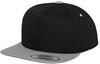 Flexfit FX6007T Classic 5 Panel Snapback Cap - Black/Silver - One Size