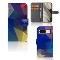 Google Pixel 8 | Book Case | Polygon Dark