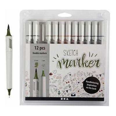 Creativ Company Tekenstiften pastel, 12st.