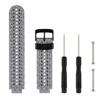 Siliconen sport polsband voor Garmin Forerunner 235 (grijs wit)