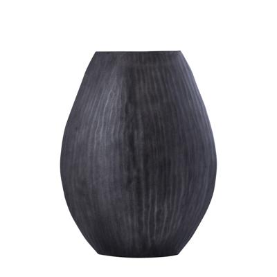 Jowad Grafiet aluminium pot hoog ovaal M