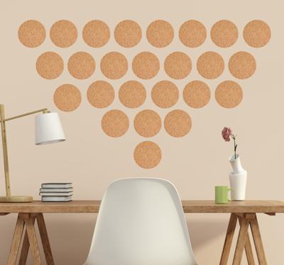 Wandsticker slaapkamer kunststof kurk