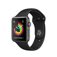 Apple Watch Series 3 OLED 42 mm Digitaal 312 x 390 Pixels Touchscreen Grijs Wifi GPS - thumbnail