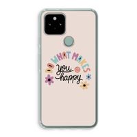 Happy days: Google Pixel 5 Transparant Hoesje