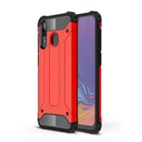 Magic Armor TPU + PC combinatie Case voor Galaxy A30 (rood)