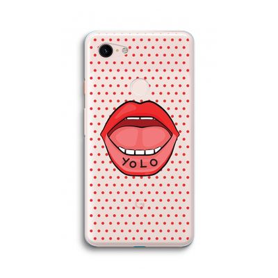 Yolo Denise: Google Pixel 3 XL Transparant Hoesje