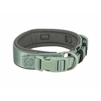 Hondenhalsband Trixie Premium Groen Grafiet L 46-55 cm
