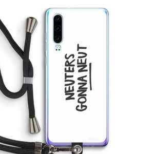 Neuters: Huawei P30 Transparant Hoesje met koord
