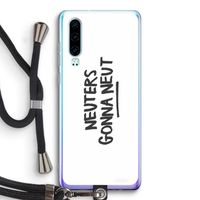 Neuters: Huawei P30 Transparant Hoesje met koord