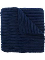 Polo Ralph Lauren écharpe en maille nervurée à ourson brodé - Bleu