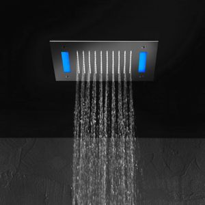 Hotbath Mate Hoofddouche Met Led En Water Sensor Vierkant 30 cm M172 - Gepolijst RVS