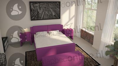 Elektrische boxspring 140 x 210 cm- stofkleur 1528