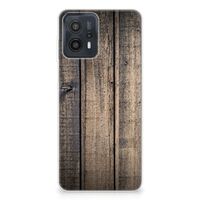 Motorola Moto G23 | G13 Bumper Hoesje Steigerhout