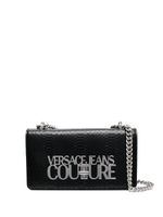 Versace Jeans Couture sac à bandoulière à effet peau de crocodile embossé - Noir - thumbnail