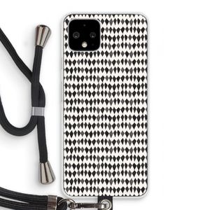 Crazy shapes: Pixel 4 Transparant Hoesje met koord