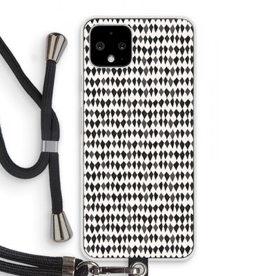 Crazy shapes: Pixel 4 Transparant Hoesje met koord