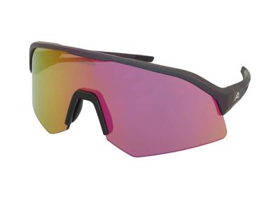Zonnebrillen Alpina Sonic HR Q-Lite Black Purple Metalic Matt/Pink Mirror