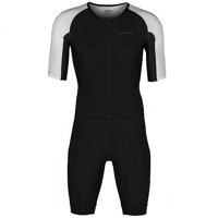 Orca Athlex Aero race trisuit korte mouw zwart/wit heren