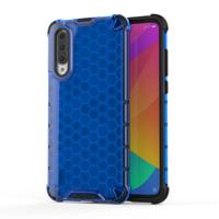 Schokbestendige honingraat PC + TPU Case voor Xiaomi CC9/a3 Lite (blauw)