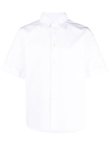 Róhe chemise en coton à manches courtes - Blanc