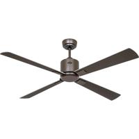 CasaFan ECO NEO III 132 BZ-WN/SI WiFi Flügel Wenge/silber Plafondventilator 27 W (Ø x h) 132 cm x 360 mm Brons Met afstandsbediening, Timer, Met wintermodus,