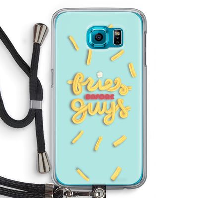 Always fries: Samsung Galaxy S6 Transparant Hoesje met koord