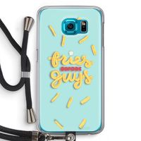 Always fries: Samsung Galaxy S6 Transparant Hoesje met koord