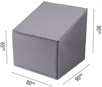AeroCover loungestoelhoes hoge rug 80x90x65/90cm