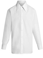 Maison Margiela chemise en coton à col pointu - Blanc - thumbnail