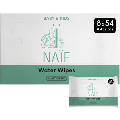 Naif Baby & Kids Water Billendoekjes Voordeelverpakking