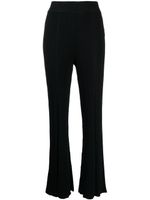 b+ab pantalon nervuré à coupe évasée - Noir