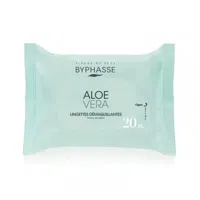 BYPHASSE Make-Up Remover Wipes With Aloe Vera Sensitive Skin - 20 stuks - thumbnail