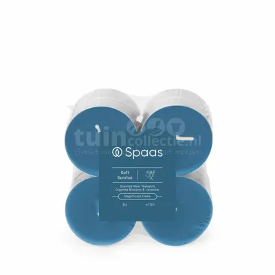 Spaas Clearlights Geurtheelichtjes Soft Sunrice 8st Spaas Clearlights Geurtheelichtjes Soft Sunrice 8st