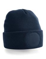 Beechfield CB446 Circular Patch Beanie - French Navy - One Size