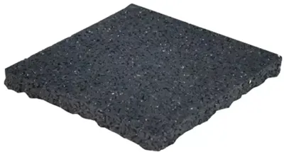 Gardenlux Tegeldrager per stuk Zwart 10x10x1 cm