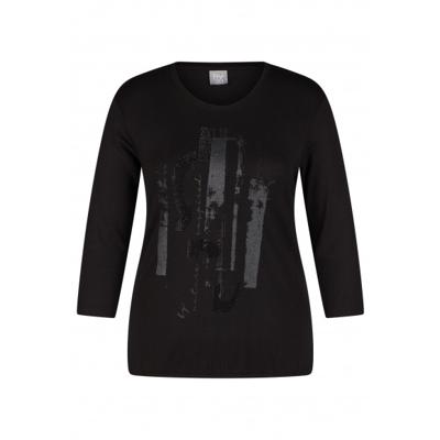 Rabe - Zwart | Dames | Top | Zwart | 54 | regular | Kamst mode