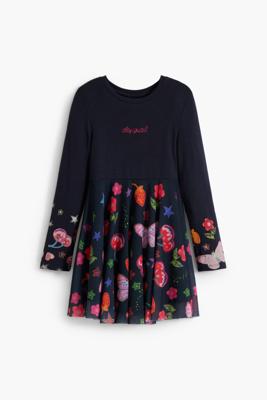 Jurk met tule rok vormen - BLUE - 9/10