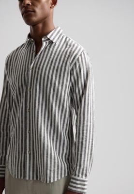 Dstrezzed Overhemd | Streep Bruin