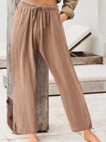 Casual Plain Loose Pants